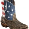 Roper Women's American Beauty Flag Ankle Boots 1 Roper Women's American Beauty Flag Ankle Boots -Ladies Western Cowboy 0454D3 41 P1