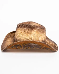 Shyanne® Women's Rustic Tan Straw Hat -Ladies Western Cowboy 2000199477 200 D2