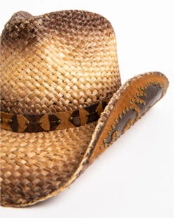 Shyanne® Women's Rustic Tan Straw Hat -Ladies Western Cowboy 2000199477 200 D3