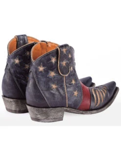 Old Gringo Women's United Patriotic Booties - Snip Toe  -Ladies Western Cowboy 2000242242 400 P2