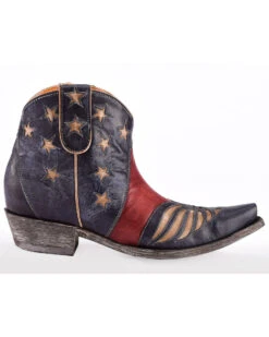 Old Gringo Women's United Patriotic Booties - Snip Toe  -Ladies Western Cowboy 2000242242 400 RT