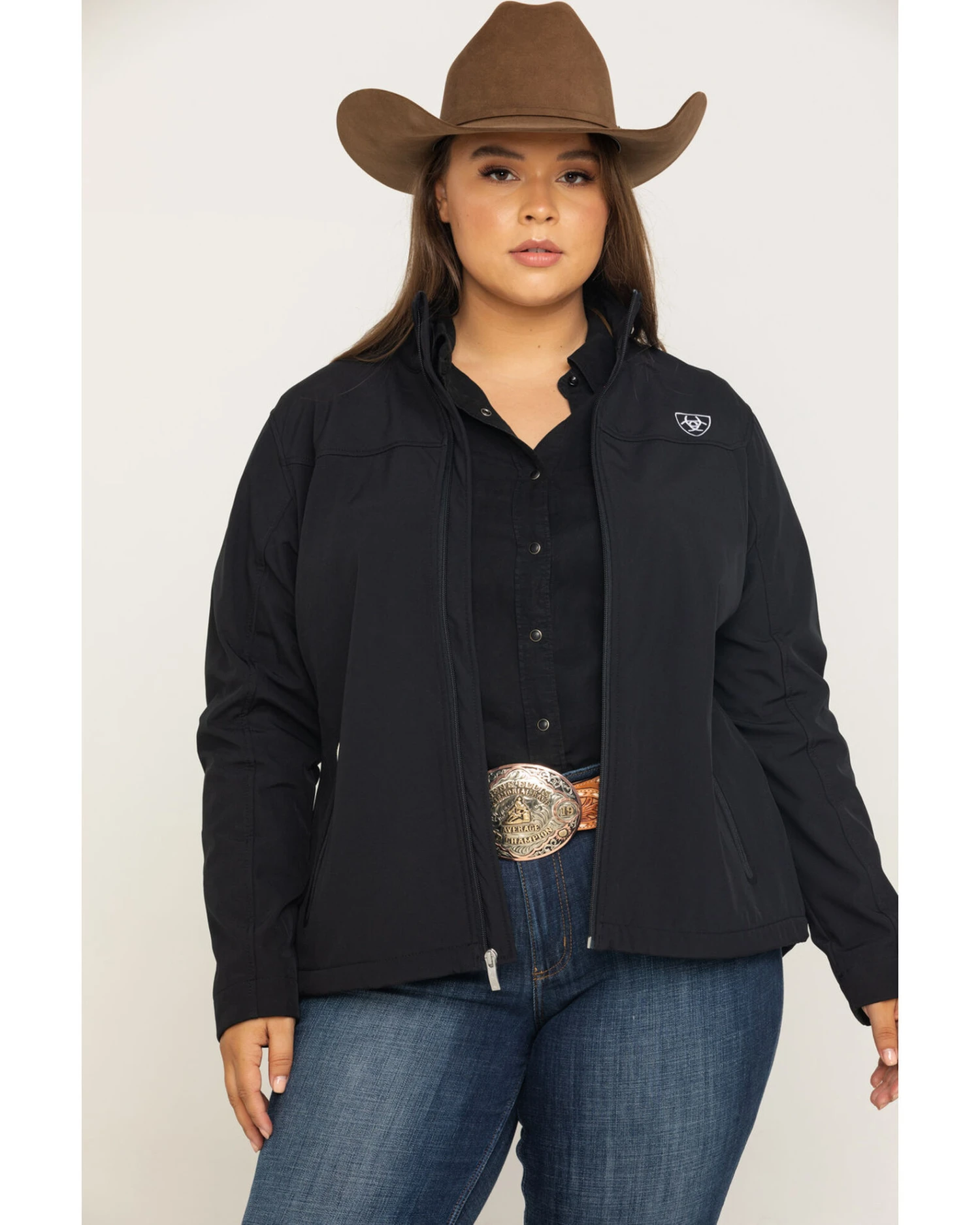 Ariat Women's Softshell Team Jacket - Plus 3 Ariat Women's Softshell Team Jacket - Plus