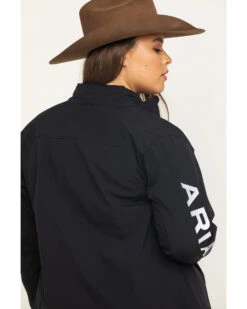 Ariat Women's Softshell Team Jacket - Plus 12 Ariat Women's Softshell Team Jacket - Plus -Ladies Western Cowboy 2000282425 400 P5