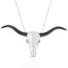 Kelly Herd Women's Longhorn Skull Necklace 2 Kelly Herd Women's Longhorn Skull Necklace -Ladies Western Cowboy 2000308891 040 P1