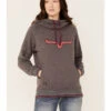 Kimes Ranch Women's Two-Scoops Logo Hoodie Sweatshirt 2 Kimes Ranch Women's Two-Scoops Logo Hoodie Sweatshirt -Ladies Western Cowboy 2000326218 022 P1