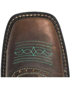 Justin Women's Mandra Chocolate Western Boots - Broad Square Toe 14 Justin Women's Mandra Chocolate Western Boots - Broad Square Toe -Ladies Western Cowboy 2000335061 240 P6