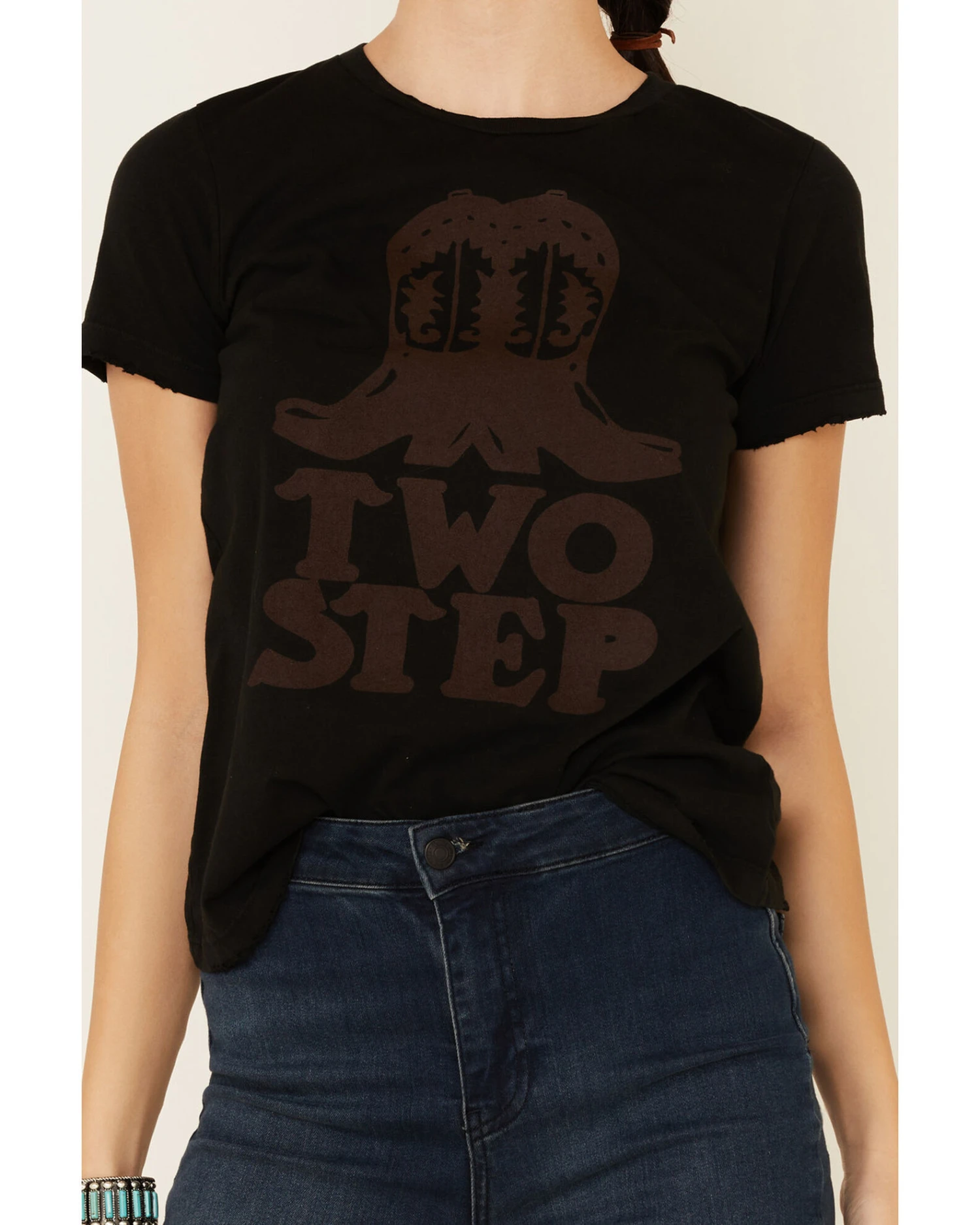 Bandit Women's Two Step Boots Short Sleeve Graphic Tee 5 Bandit Women's Two Step Boots Short Sleeve Graphic Tee - Image 3
