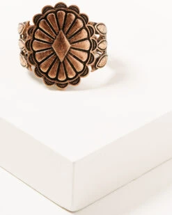 Shyanne Women's Copper Concho Chunky Concho Bracelet