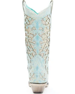 Corral Women's Glitter Inlay Western Boots - Snip Toe -Ladies Western Cowboy 2000348271 450 P5