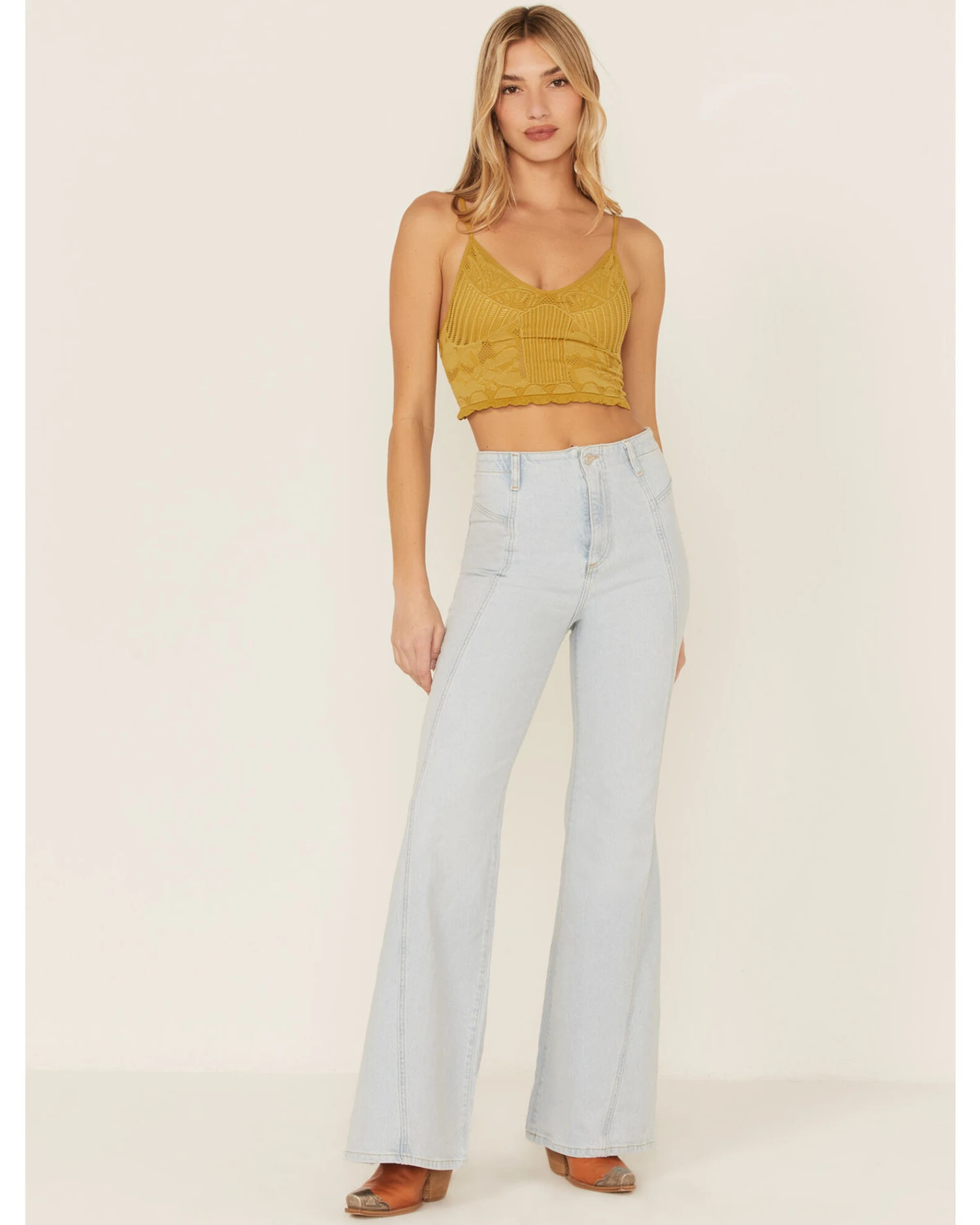 Fornia Women's Seamless Floral Bralette 6 Fornia Women's Seamless Floral Bralette - Image 4