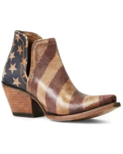Ariat Women's Dixon Old Patriot Fashion Booties - Snip Toe