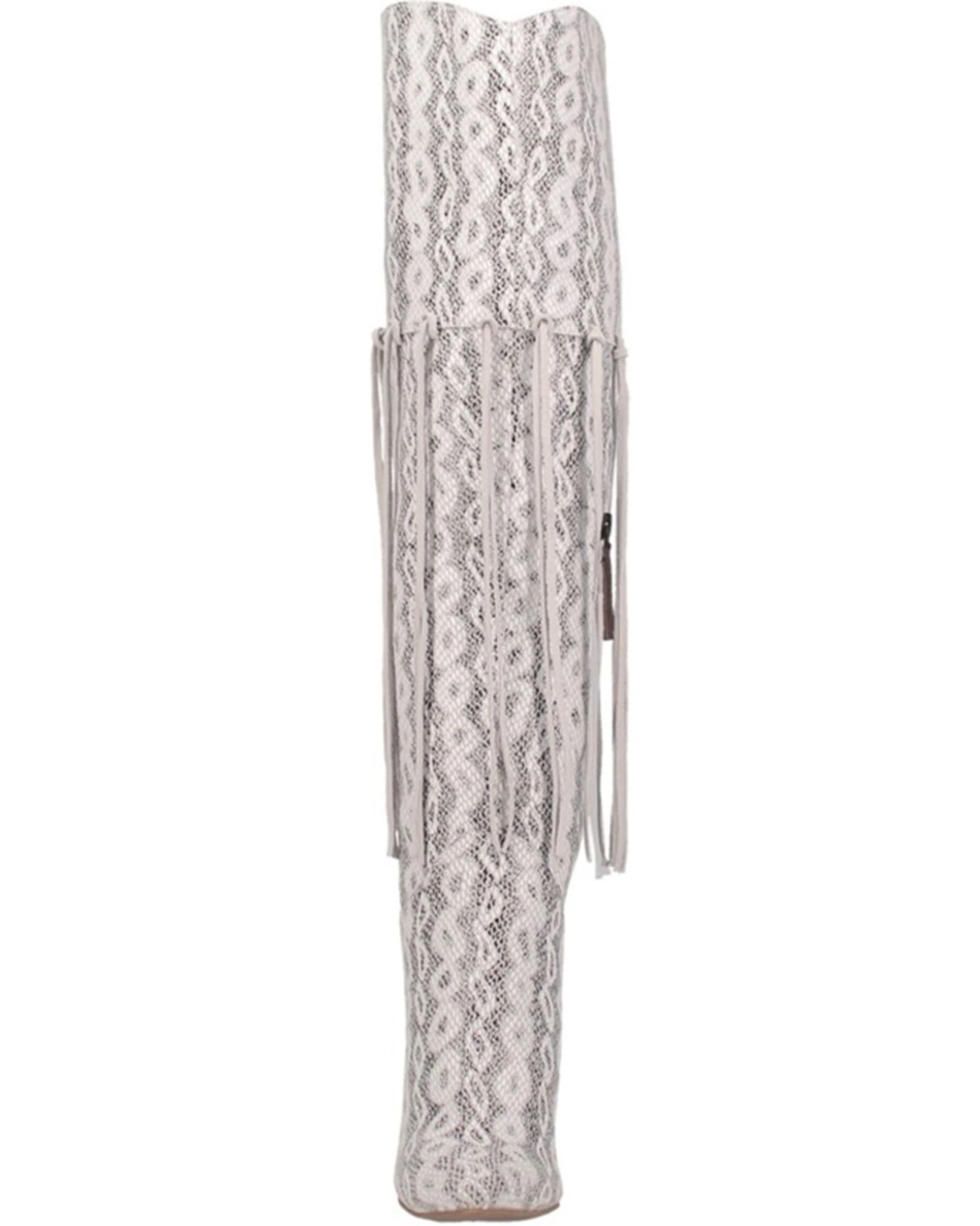 Dingo Women's Kitty Kat Snake Print Fringe Tall Western Boot - Pointed Toe 6 Dingo Women's Kitty Kat Snake Print Fringe Tall Western Boot - Pointed Toe - Image 4