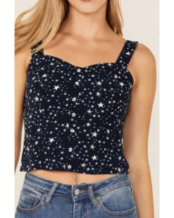 Idyllwind Women's Pineview Corset Star Print Tank Top 8 Idyllwind Women's Pineview Corset Star Print Tank Top -Ladies Western Cowboy 2000359162 410 P3