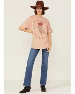 Cleo + Wolf Women's Bad Decisions Oversized Graphic Tee 11 Cleo + Wolf Women's Bad Decisions Oversized Graphic Tee -Ladies Western Cowboy 2000359335 250 P5