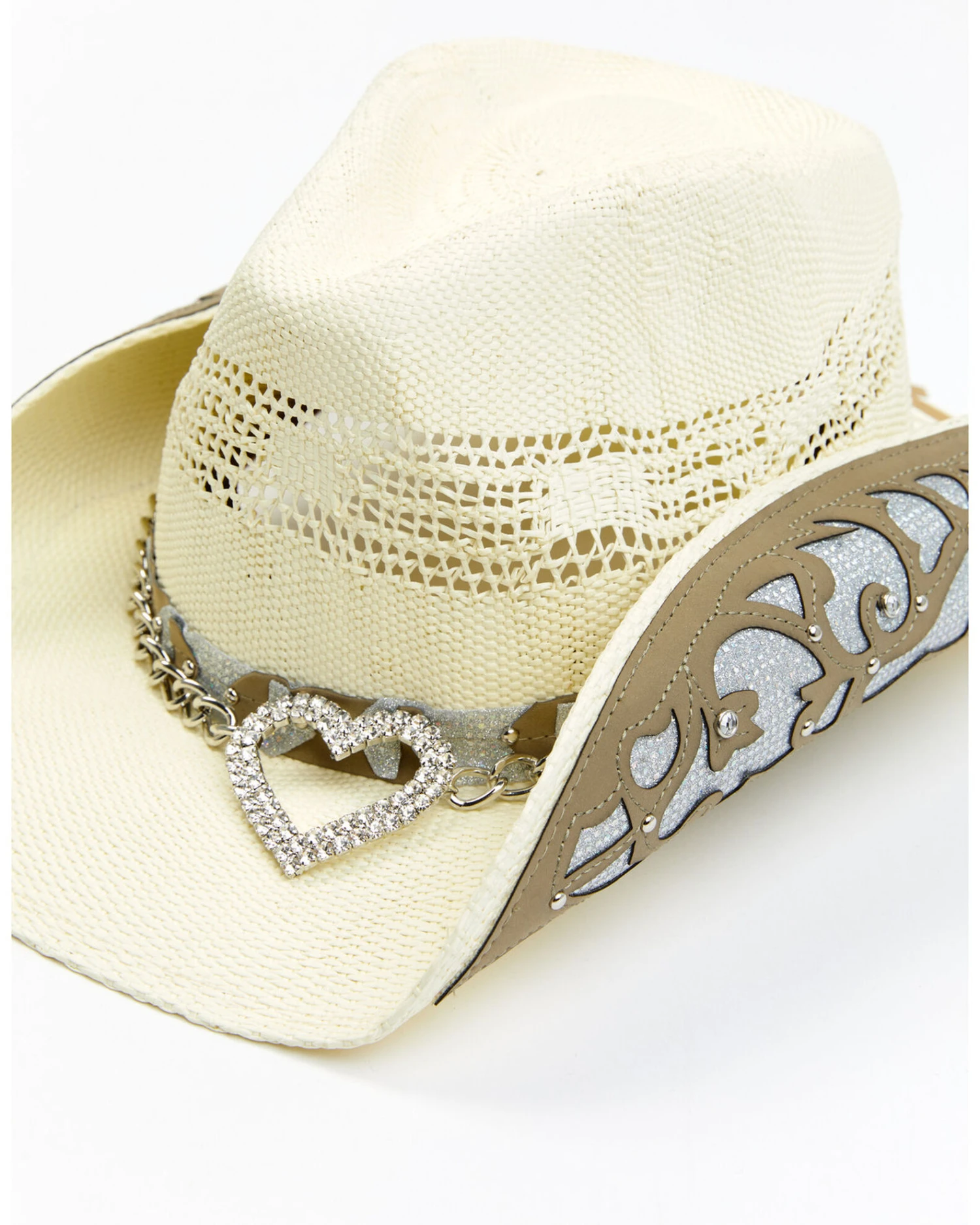 Shyanne Women's Straw Wedding Western Hat 4 Shyanne Women's Straw Wedding Western Hat - Image 2