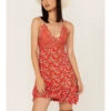 Free People Women's Adella Floral Print Sleeveless Slip Dress 2 Free People Women's Adella Floral Print Sleeveless Slip Dress -Ladies Western Cowboy 2000366152 600 P1