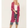 Shyanne Women's Lace Duster Kimono 1 Shyanne Women's Lace Duster Kimono -Ladies Western Cowboy 2000366758 550 P1