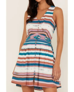 Idyllwind Women's Southwestern Print Sleeveless Dress 8 Idyllwind Women's Southwestern Print Sleeveless Dress -Ladies Western Cowboy 2000366762 442 P3