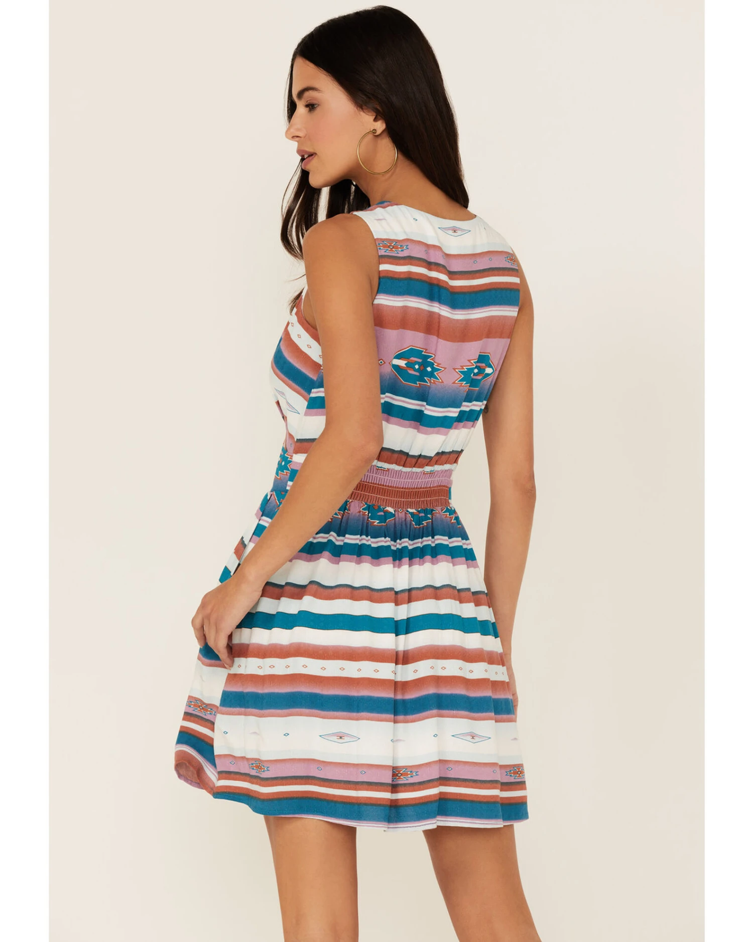 Idyllwind Women's Southwestern Print Sleeveless Dress 6 Idyllwind Women's Southwestern Print Sleeveless Dress - Image 4