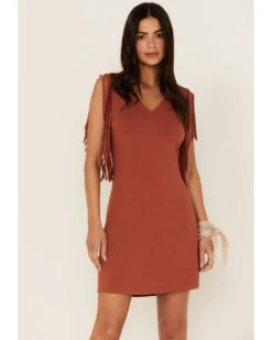 Idyllwind Women's Countrywood Jersey Fringe Dress