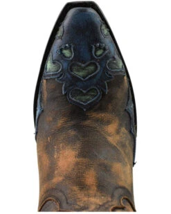 Dan Post Women's Humming Bird Heart And Floral Inlay Western Boots - Snip Toe 14 Dan Post Women's Humming Bird Heart And Floral Inlay Western Boots - Snip Toe -Ladies Western Cowboy 2000371091 800 P6