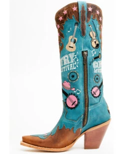 Dan Post Women's Nashville Music Festival Embroidered Western Tall Boots - Snip Toe 11 Dan Post Women's Nashville Music Festival Embroidered Western Tall Boots - Snip Toe -Ladies Western Cowboy 2000371103 400 P3
