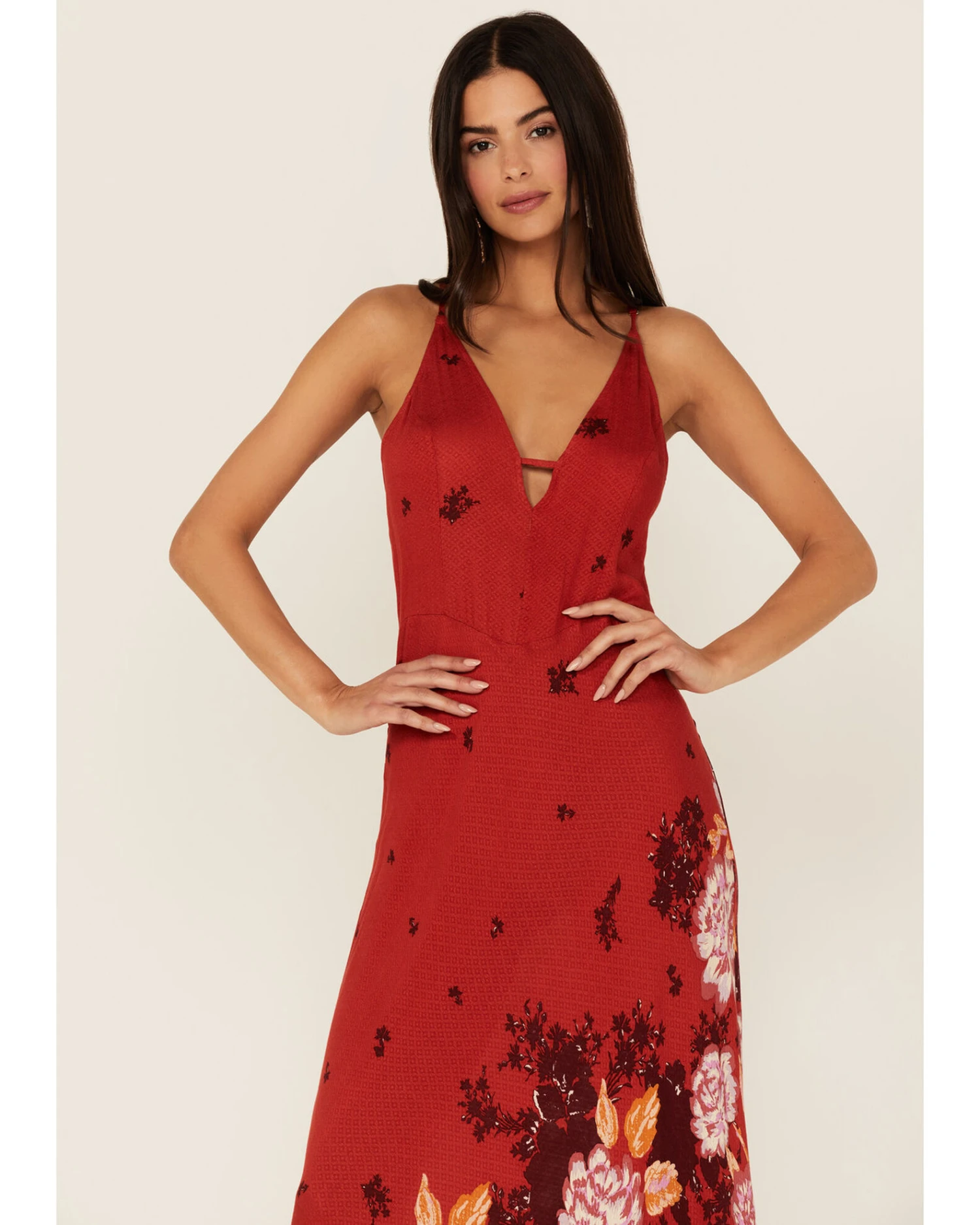 Free People Women's Get To You Floral Print Maxi Dress 5 Free People Women's Get To You Floral Print Maxi Dress - Image 3