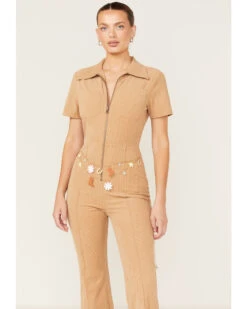 Understated Leather Women's Lucky Charm Chain Belt