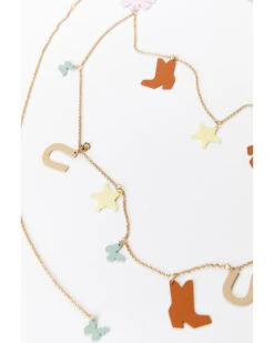 Understated Leather Women's Lucky Charm Chain Belt -Ladies Western Cowboy 2000374936 900 P3