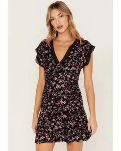 Idyllwind Women's Floral Print Ruched Dress