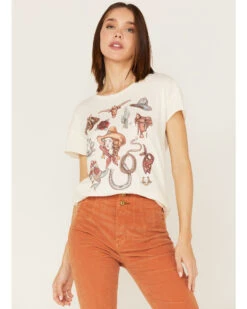 Tasha Polizzi Women's Folk Cowgirl Graphic Tee