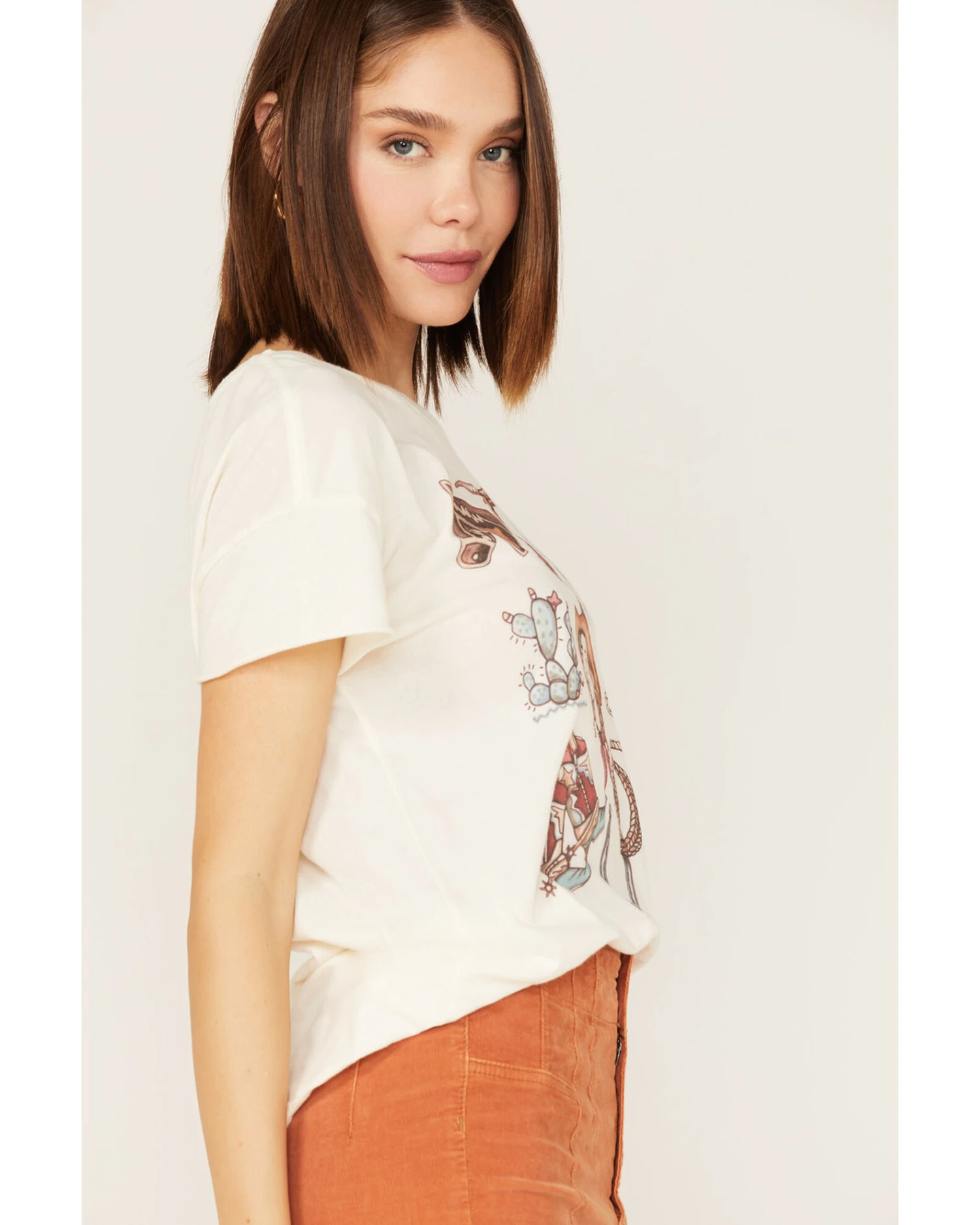 Tasha Polizzi Women's Folk Cowgirl Graphic Tee 4 Tasha Polizzi Women's Folk Cowgirl Graphic Tee - Image 2