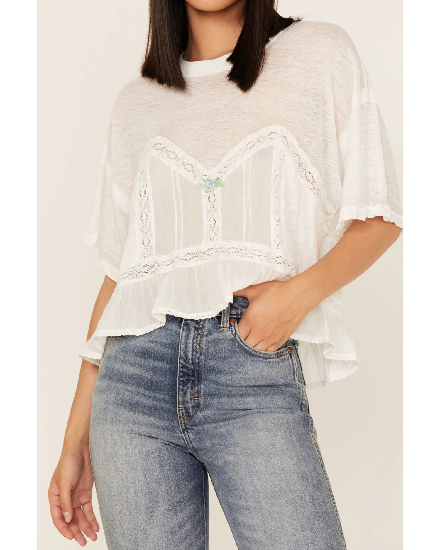 Free People Women's Fall In Love Tee 5 Free People Women's Fall In Love Tee - Image 3