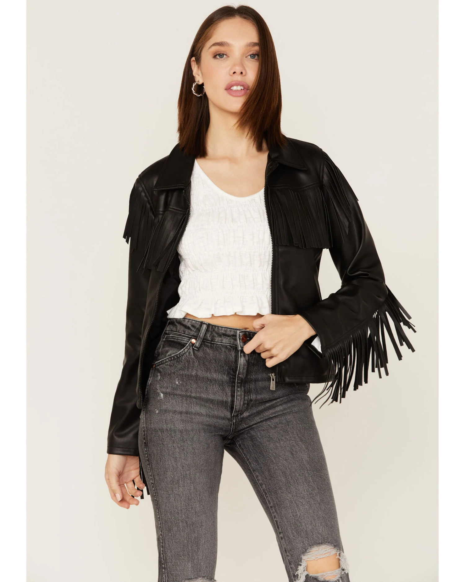 Wrangler Women's Shearling Stamped Jacket 3 Wrangler Women's Shearling Stamped Jacket