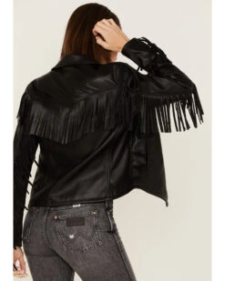 Wrangler Women's Shearling Stamped Jacket 9 Wrangler Women's Shearling Stamped Jacket -Ladies Western Cowboy 2000377467 001 P4