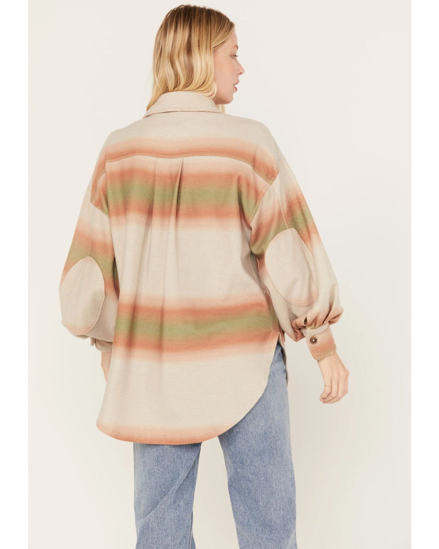 Free People Women's Ombre Serape Print Ruby Jacket 6 Free People Women's Ombre Serape Print Ruby Jacket - Image 4
