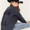 Revel Women's Rock & Roll Embroidered Long Sleeve Shacket 2 Revel Women's Rock & Roll Embroidered Long Sleeve Shacket -Ladies Western Cowboy 2000378790 410 P1