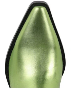 Jeffrey Campbell Women's Dagget Metallic Western Boots - Snip Toe  -Ladies Western Cowboy 2000379411 300 P5