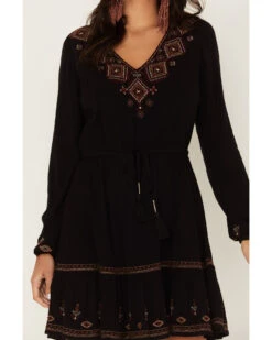 Idyllwind Women's Hurst Embroidered Mini Dress 8 Idyllwind Women's Hurst Embroidered Mini Dress -Ladies Western Cowboy 2000380698 001 P3