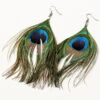 Shyanne Women's Enchanted Forest Peacock Feather Earrings -Ladies Western Cowboy 2000380950 085 P1