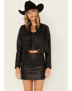 Idyllwind Women's Omaha Studded Leather Jacket -Ladies Western Cowboy 2000381453 001 P2