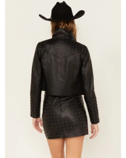 Idyllwind Women's Omaha Studded Leather Jacket -Ladies Western Cowboy 2000381453 001 P4