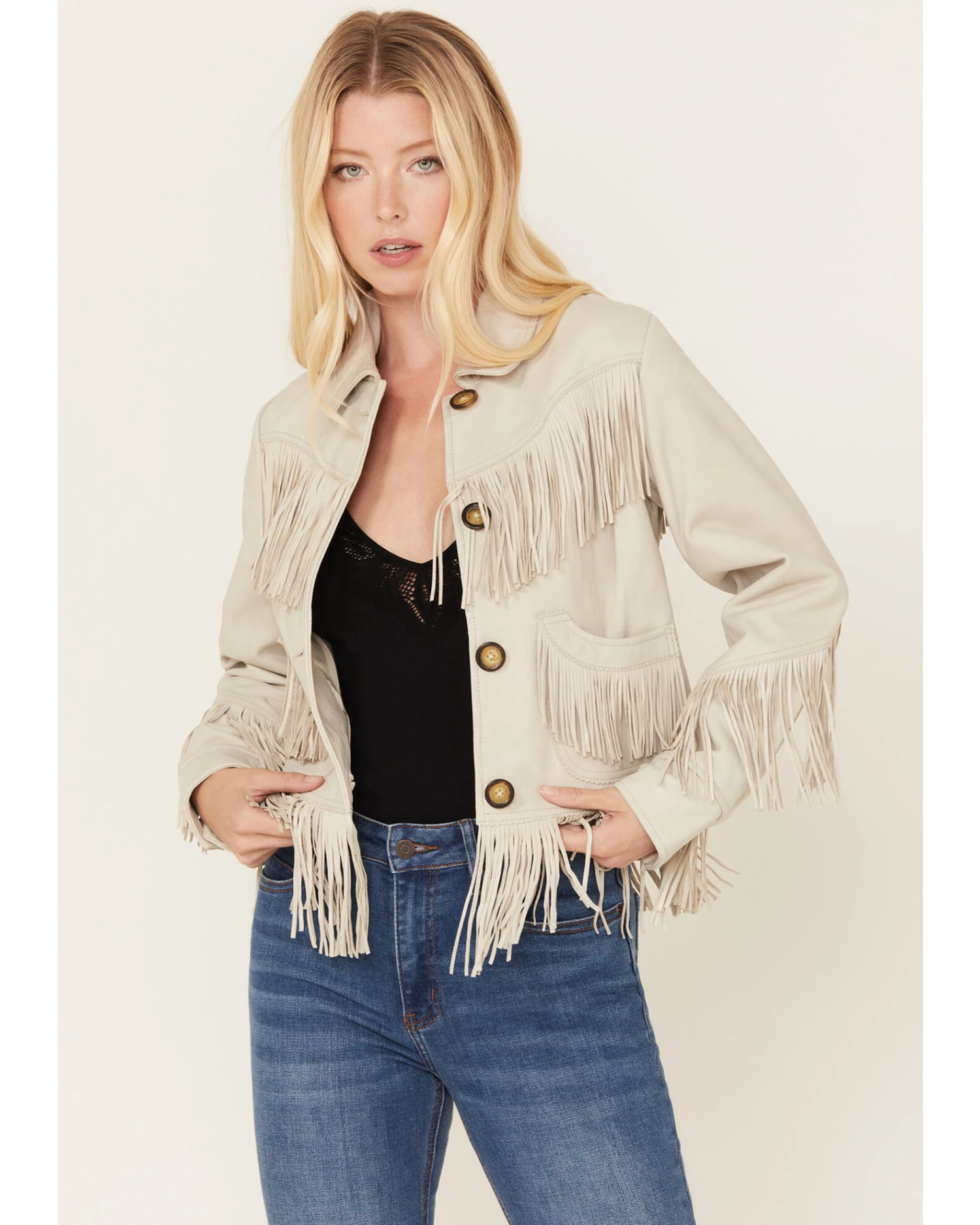 Idyllwind Women's Bellebrook Leather Fringe Jacket 4 Idyllwind Women's Bellebrook Leather Fringe Jacket - Image 2