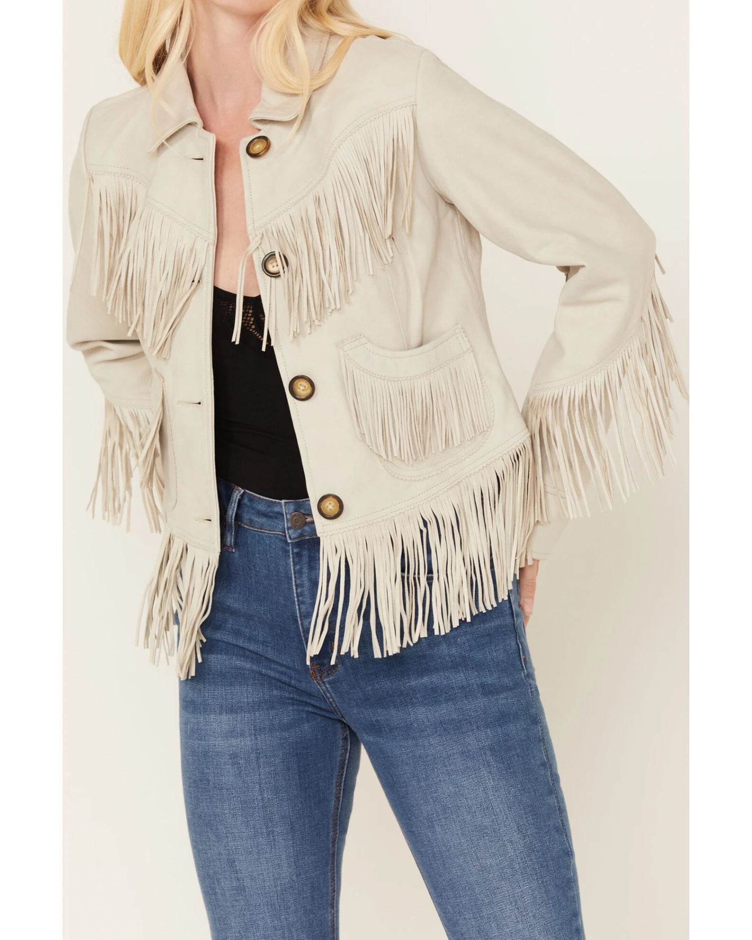 Idyllwind Women's Bellebrook Leather Fringe Jacket 5 Idyllwind Women's Bellebrook Leather Fringe Jacket - Image 3
