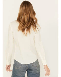 Shyanne Women's Floral Embroidered Long Sleeve Button-Down Western Shirt -Ladies Western Cowboy 2000381810 105 P4