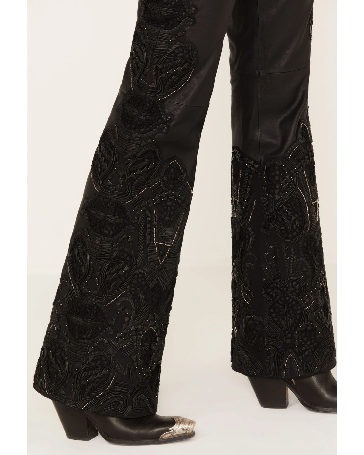 Wonderwest Women's Studded Leather Pant 4 Wonderwest Women's Studded Leather Pant - Image 2