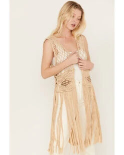 Shyanne Women's Macrame Fringe Vest -Ladies Western Cowboy 2000382831 251 P2