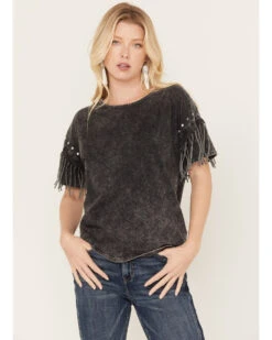 Idyllwind Women's Harlow Short Sleeve Open Back Tee