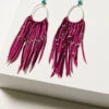 Idyllwind Women's Marcella Fuchsia Fringe Earrings 1 Idyllwind Women's Marcella Fuchsia Fringe Earrings -Ladies Western Cowboy 2000383159 040 P1