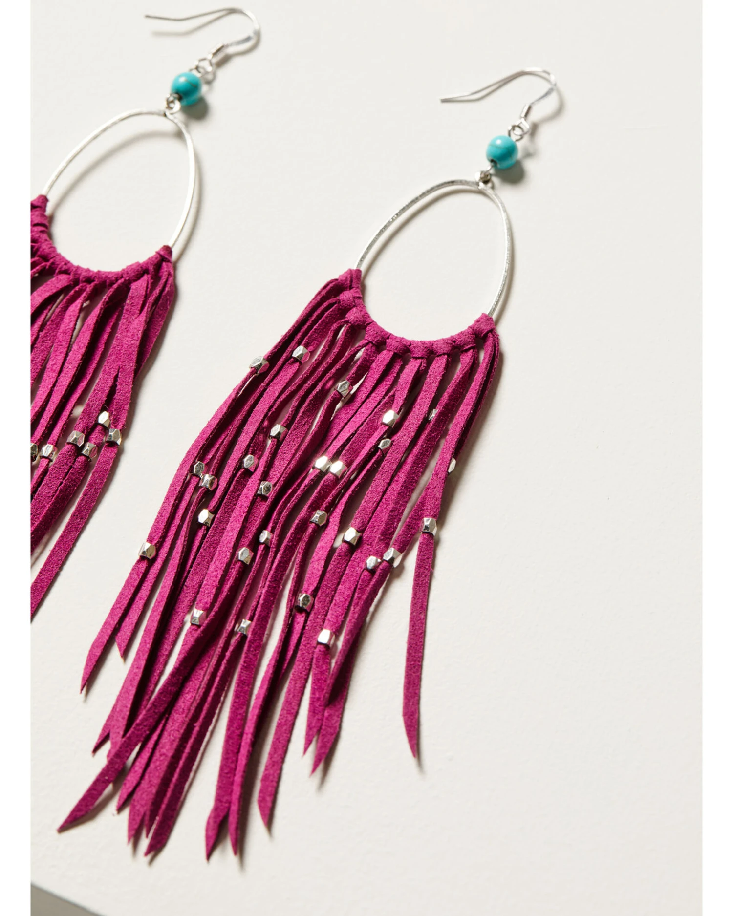Idyllwind Women's Marcella Fuchsia Fringe Earrings 4 Idyllwind Women's Marcella Fuchsia Fringe Earrings - Image 2